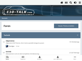 'e30-talk.com' screenshot
