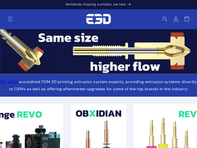 'e3d-online.com' screenshot