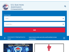 'eac.gov' screenshot