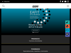 'eafit.edu.co' screenshot