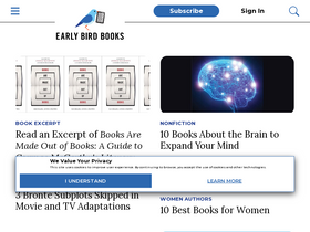 'earlybirdbooks.com' screenshot