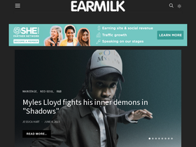 'earmilk.com' screenshot