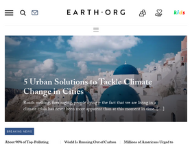 'earth.org' screenshot