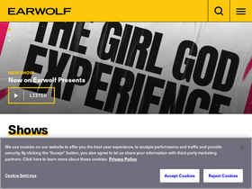 'earwolf.com' screenshot
