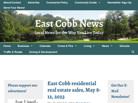 'eastcobbnews.com' screenshot