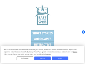 'eastoftheweb.com' screenshot