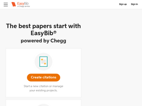 'easybib.com' screenshot