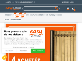 'easycloture.com' screenshot