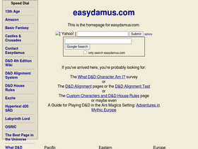 'easydamus.com' screenshot