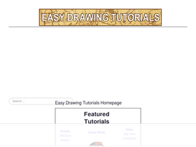'easydrawingtutorials.com' screenshot