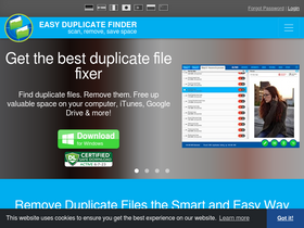 'easyduplicatefinder.com' screenshot