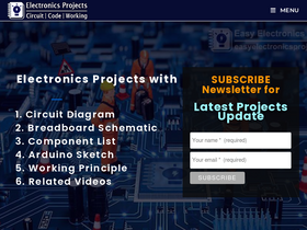 'easyelectronicsproject.com' screenshot