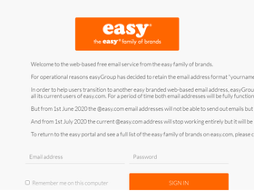 'easyemail.org' screenshot