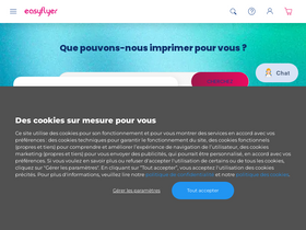 'easyflyer.fr' screenshot