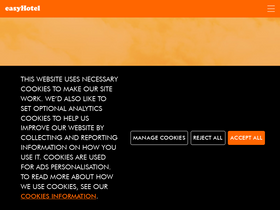 'easyhotel.com' screenshot
