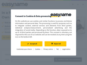 'easyname.com' screenshot