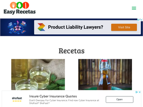 'easyrecetas.com' screenshot