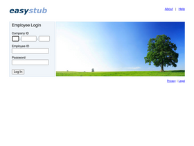 'easystub.ca' screenshot