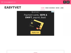 'easytvet.com' screenshot
