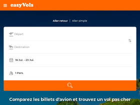 'easyvols.fr' screenshot