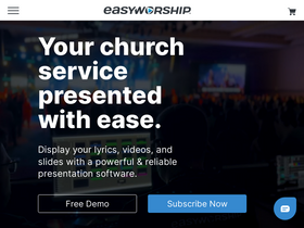 'easyworship.com' screenshot