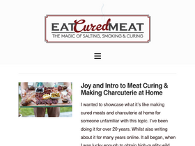 'eatcuredmeat.com' screenshot