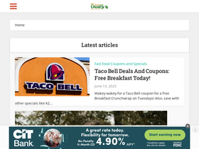 'eatdrinkdeals.com' screenshot