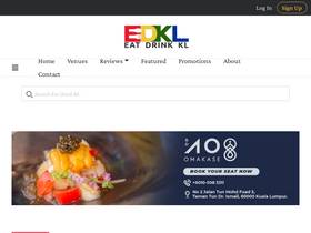 'eatdrinkkl.com' screenshot