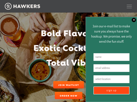 'eathawkers.com' screenshot