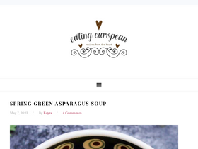 'eatingeuropean.com' screenshot