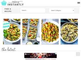 'eatinginstantly.com' screenshot