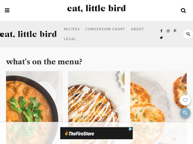 'eatlittlebird.com' screenshot