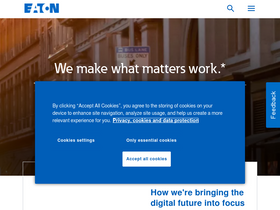 'eaton.com' screenshot