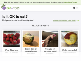 'eatortoss.com' screenshot