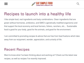 'eatsimplefood.com' screenshot