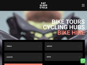 'eatsleepcycle.com' screenshot