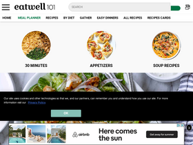 'eatwell101.com' screenshot