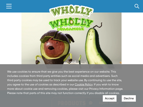 'eatwholly.com' screenshot