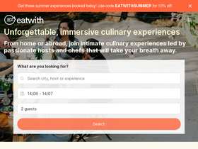 'eatwith.com' screenshot