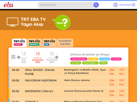 'eba.gov.tr' screenshot
