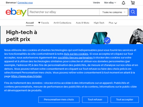 'ebay.fr' screenshot