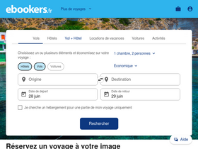 'ebookers.fr' screenshot