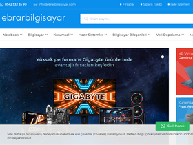 'ebrarbilgisayar.com' screenshot