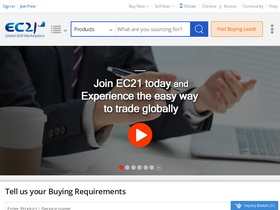 'ec21.com' screenshot