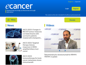 'ecancer.org' screenshot