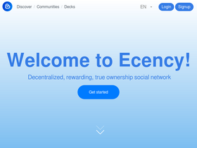 'ecency.com' screenshot