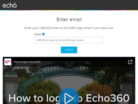 'echo360.org' screenshot