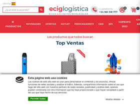 'eciglogistica.com' screenshot