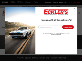 'ecklers.com' screenshot