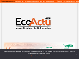 'ecoactu.ma' screenshot
